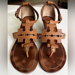 Tory Burch Chandler Wedge Sandals | Color Tan | Size 6